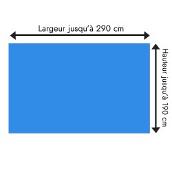 Tête de lit bleu roi sur mesure | Tête de lit originale