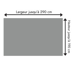 Tête de lit gris ciment béton sur mesure | Tête de lit originale