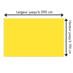 Tête de lit jaune impérial sur mesure | Tête de lit originale