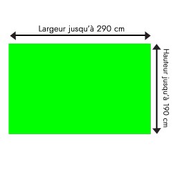 Tête de lit verte sur mesure | Tête de lit originale