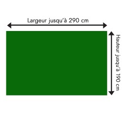 Tête de lit vert bouteille sur mesure | Tête de lit originale