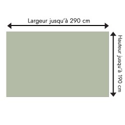 Tête de lit vert amande sur mesure | Tête de lit originale