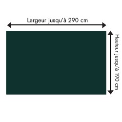 Tête de lit vert émeraude sur mesure | Tête de lit originale