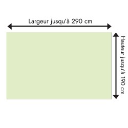 Tête de lit vert clair sur mesure | Tête de lit originale